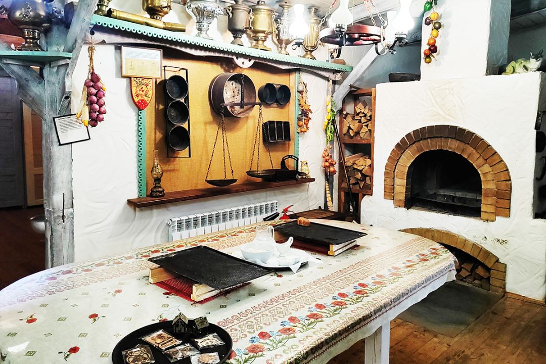 Зал с русской печкой для проведения мастер-класса